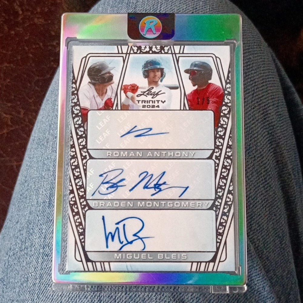 Roman Anthony Sedsox  Card Auto TA-1  1/5